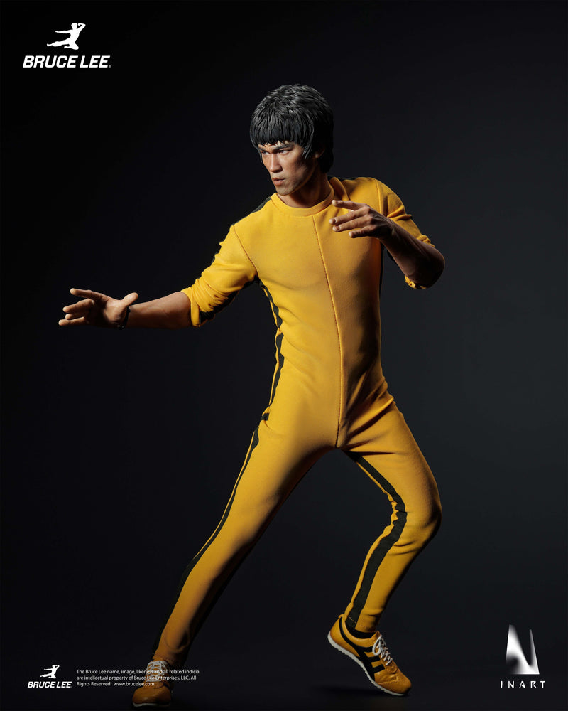 INART Bruce Lee Yellow Jumpsuit 1/6 Action Figure JAPAN OFFICIAL