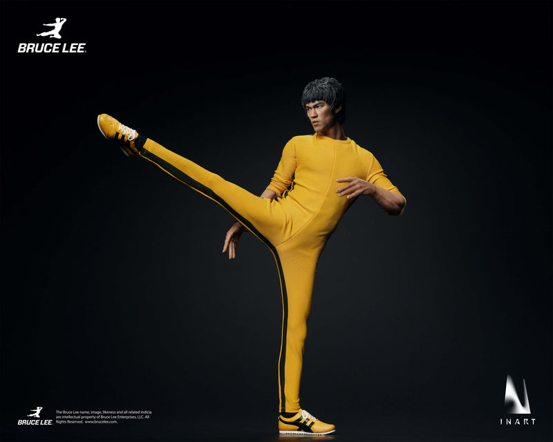 INART Bruce Lee Yellow Jumpsuit 1/6 Action Figure JAPAN OFFICIAL