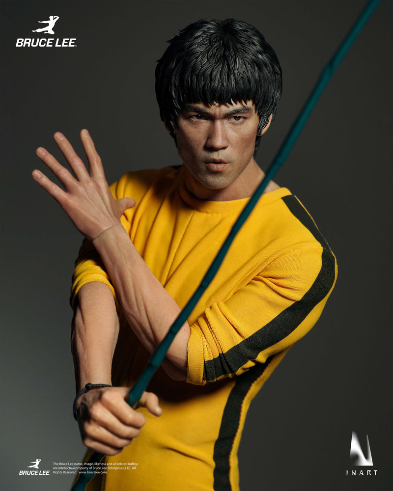 INART Bruce Lee Yellow Jumpsuit 1/6 Action Figure JAPAN OFFICIAL