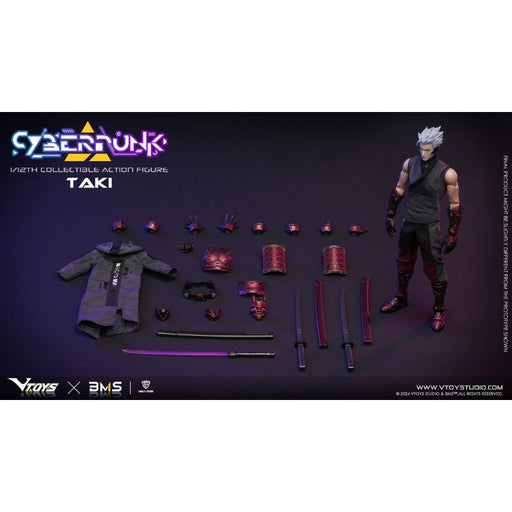 VTOYS x BMS x CF Cyberpunk Series Samurai Hiiro no Hagiyou 1/12 Action Figure