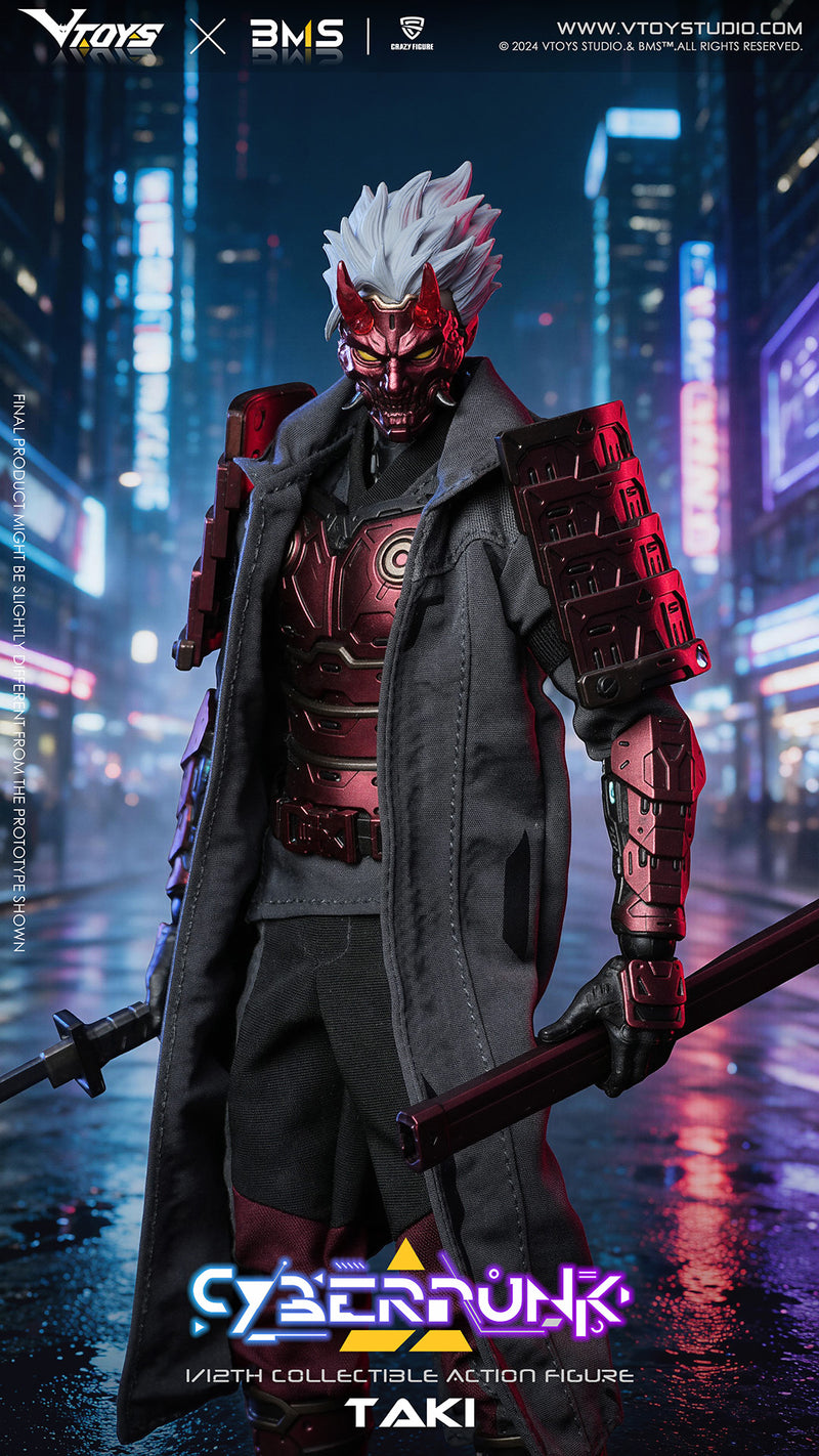 VTOYS x BMS x CF Cyberpunk Series Samurai Hiiro no Hagiyou 1/12 Action Figure