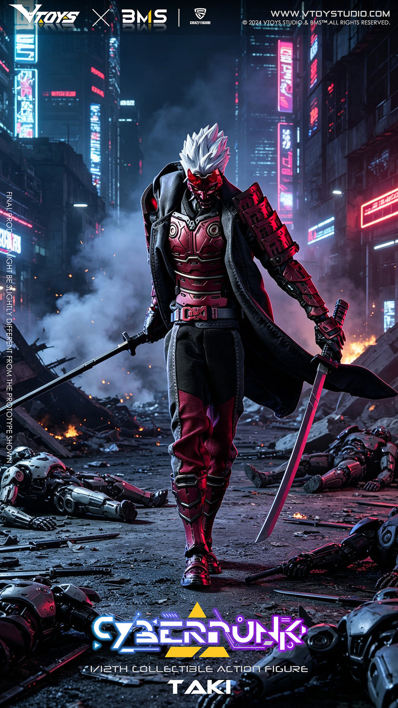 VTOYS x BMS x CF Cyberpunk Series Samurai Hiiro no Hagiyou 1/12 Action Figure