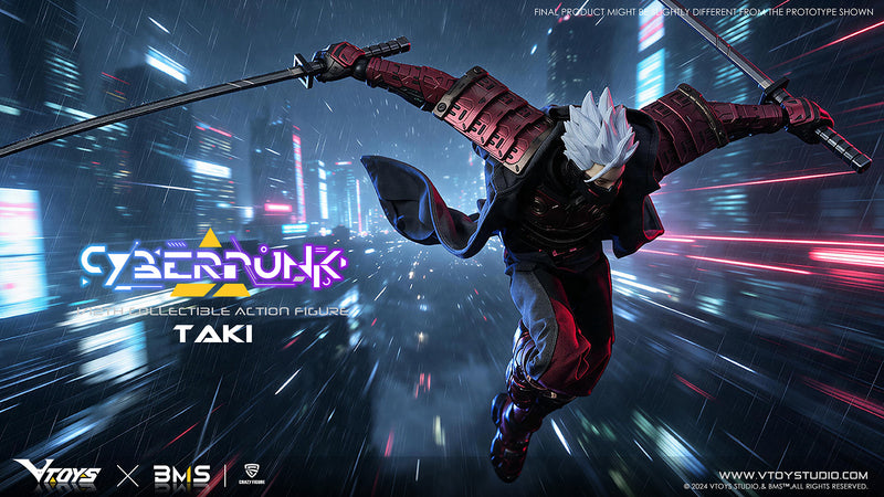 VTOYS x BMS x CF Cyberpunk Series Samurai Hiiro no Hagiyou 1/12 Action Figure