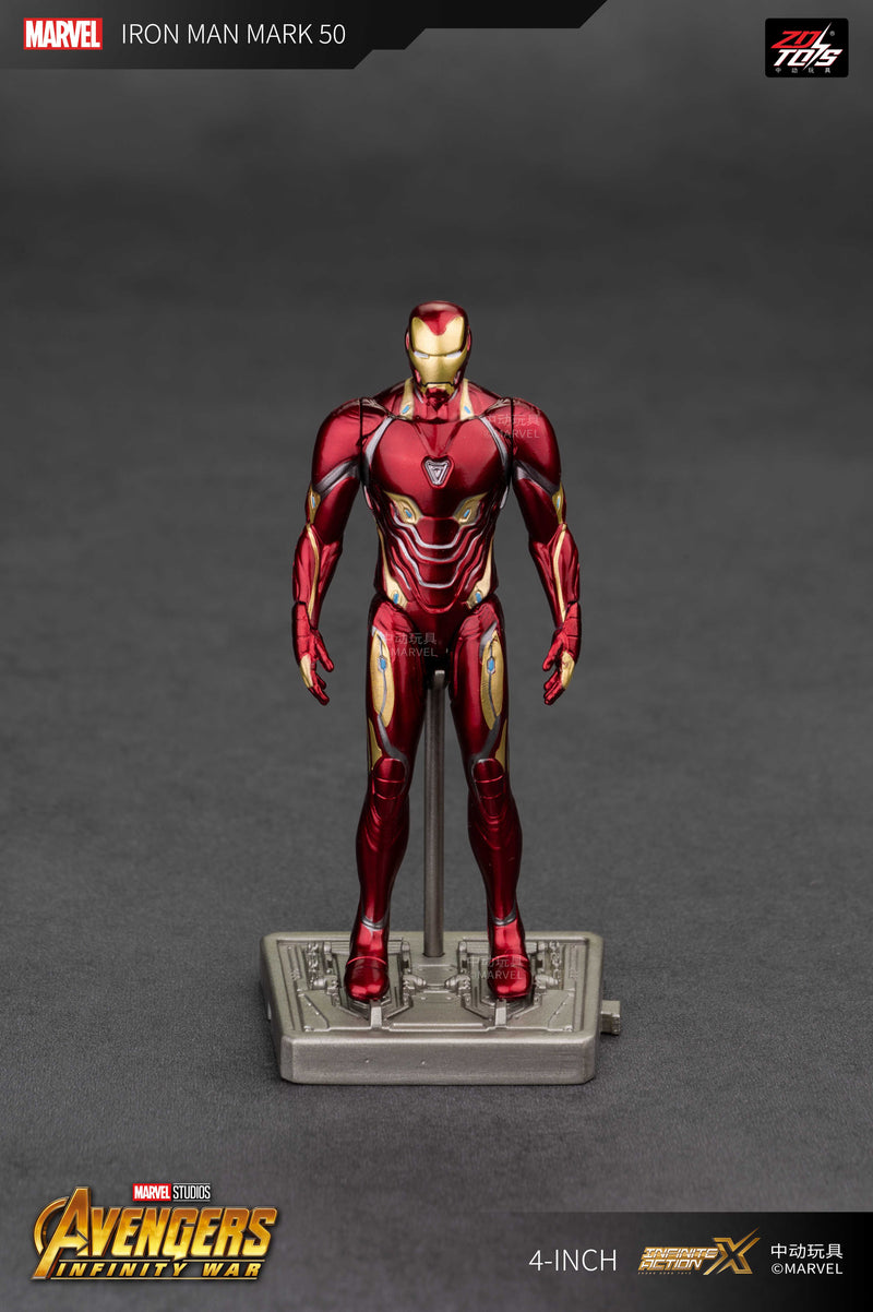 ZD Toys 4 Inch Iron Man MK50 Figure JAPAN OFFICIAL