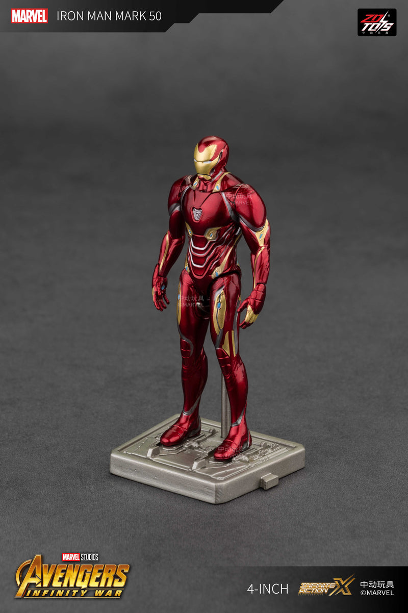 ZD Toys 4 Inch Iron Man MK50 Figure JAPAN OFFICIAL