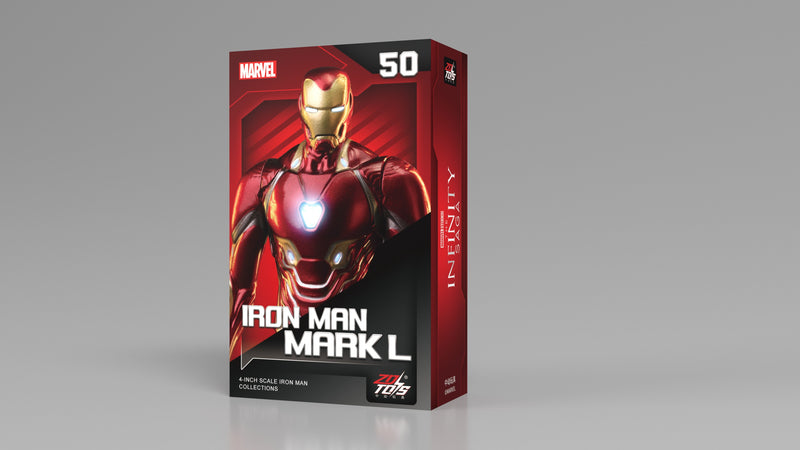 ZD Toys 4 Inch Iron Man MK50 Figure JAPAN OFFICIAL