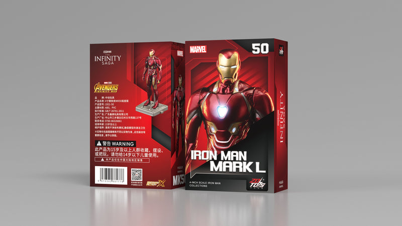 ZD Toys 4 Inch Iron Man MK50 Figure JAPAN OFFICIAL