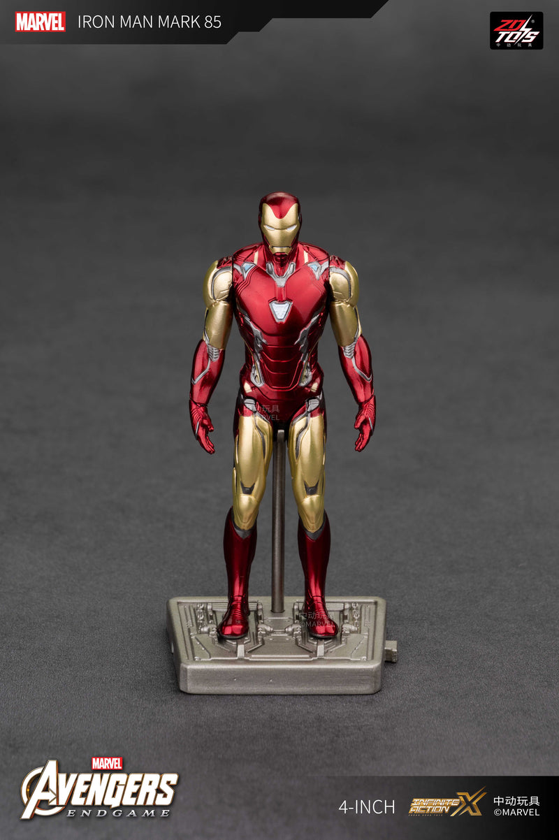 ZD Toys 4 Inch Iron Man MK85 Figure JAPAN OFFICIAL