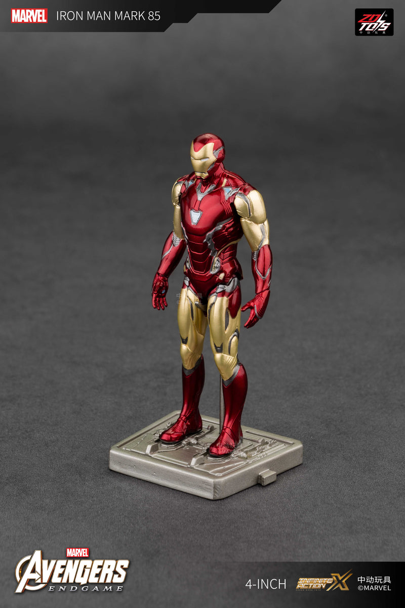 ZD Toys 4 Inch Iron Man MK85 Figure JAPAN OFFICIAL