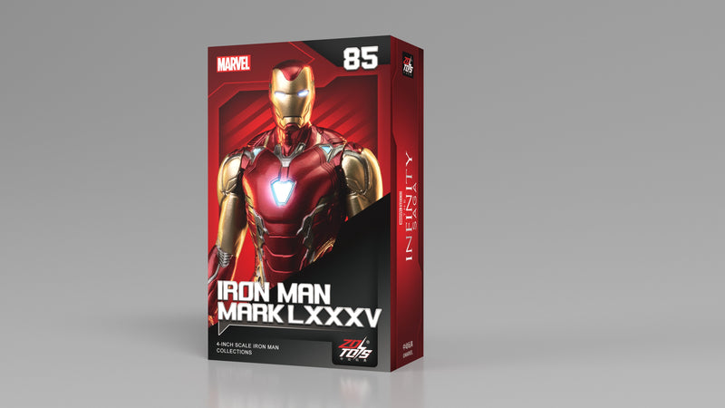 ZD Toys 4 Inch Iron Man MK85 Figure JAPAN OFFICIAL