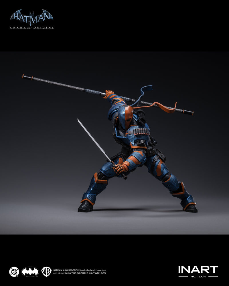 INART Action Batman Arkham Origins Deathstroke Action Figure JAPAN OFFICIAL