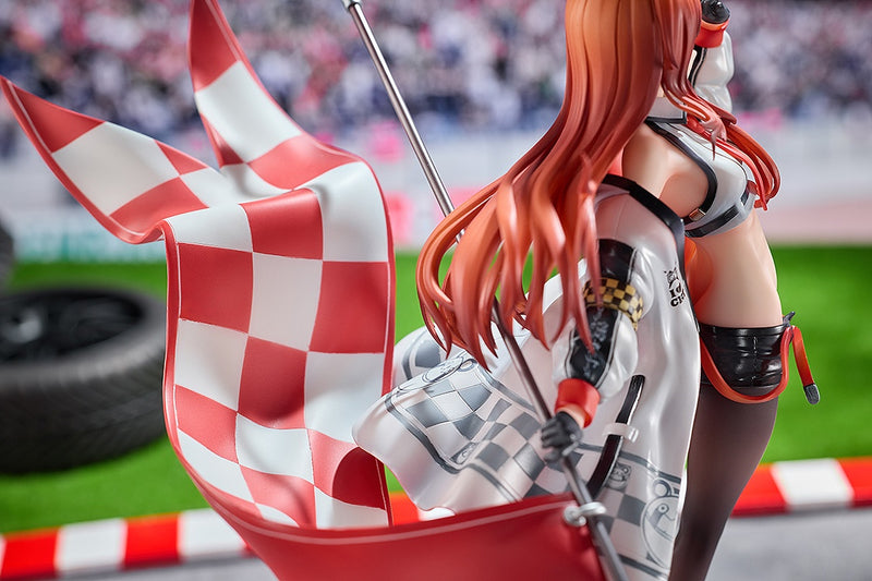 Solarain Steins;Gate Kurisu Makise Racing Ver. 1/7 Figure & Plush Set JAPAN