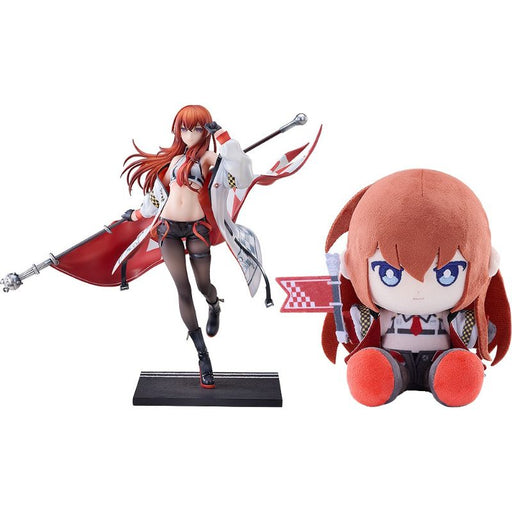 Solarain Steins;Gate Kurisu Makise Racing Ver. 1/7 Figure & Plush Set JAPAN