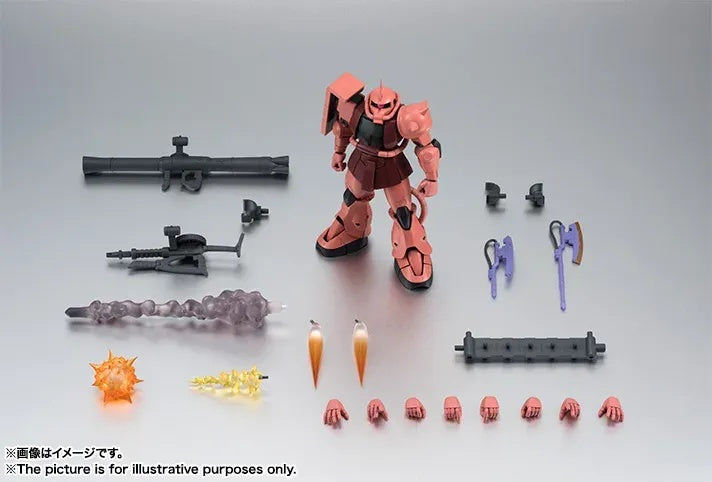 BANDAI Robot Spirits SIDE MS MS-06S Char's Zaku ver. A.N.I.M.E. Action Figure