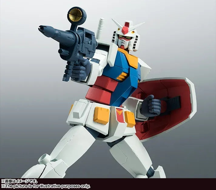 BANDAI Robot Spirits SIDE MS RX-78-2 Gundam ver. A.N.I.M.E. Action Figure JAPAN