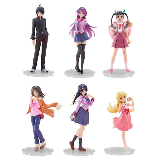 VISION CHILLfigg Monogatari Series Bakemonogatari 6Pack BOX Figure JAPAN