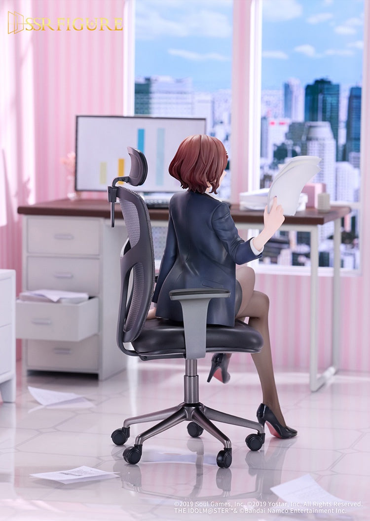 THE IDOLM@STER SHINY COLORS x Mahjong Soul Madoka Higuchi Effortless Work Figure