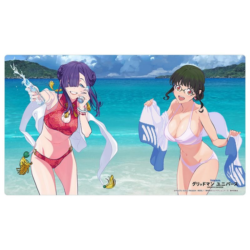 GRIDMAN UNIVERSE The 2nd & Princess Swimsuit New Illustration Rubber Mat JAPAN