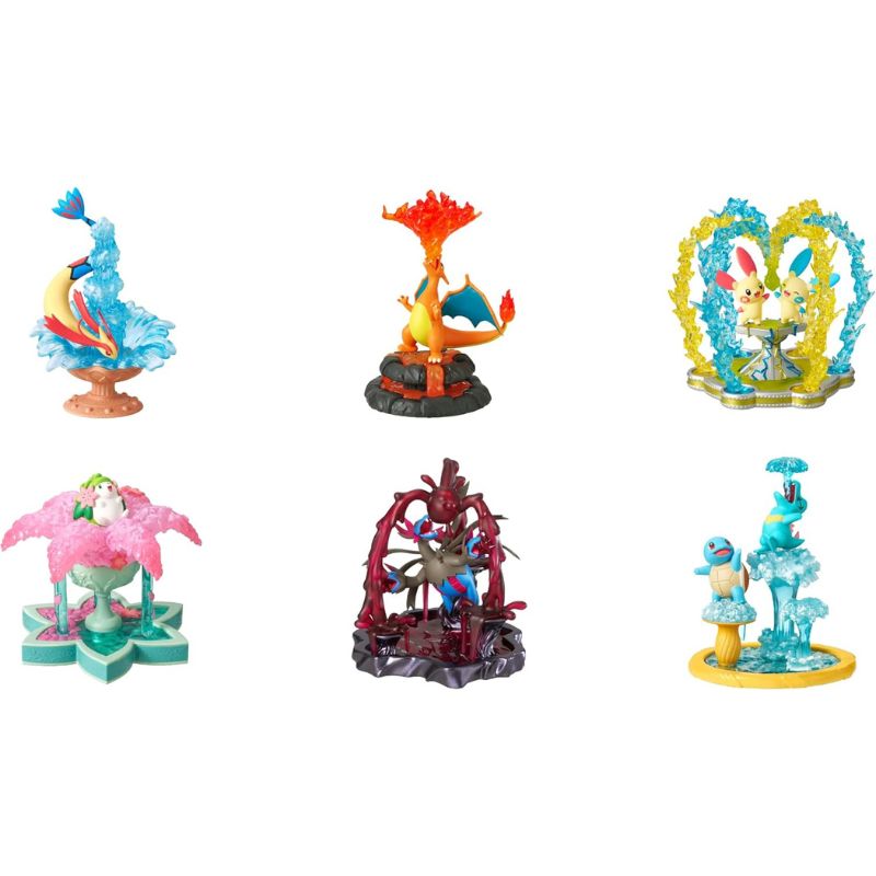 RE-MENT Pokemon Shower Splash! Complete Set Box Figure JAPAN OFFICIAL