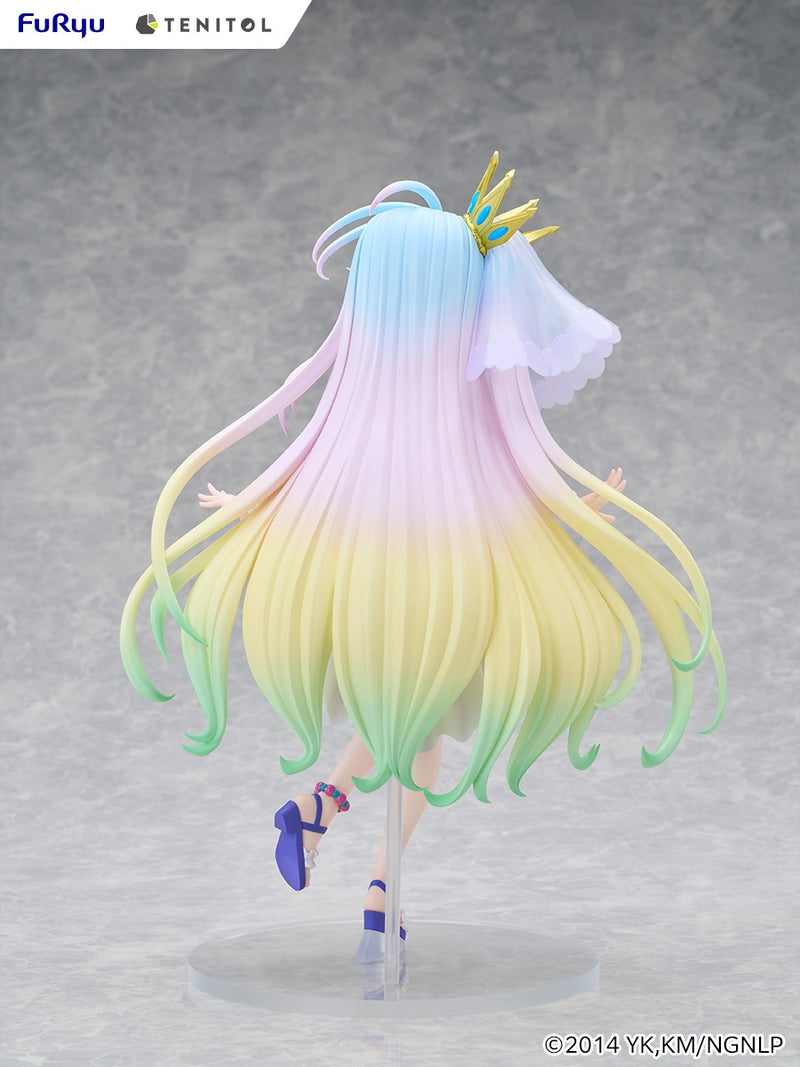 FuRyu TENITOL TALL No Game No Life Shiro Swimsuit Dress ver. Figure JAPAN
