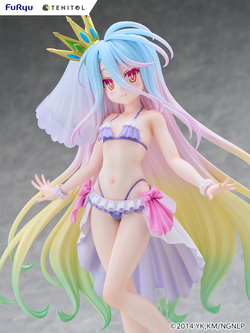 FuRyu TENITOL TALL No Game No Life Shiro Swimsuit Dress ver. Figure JAPAN