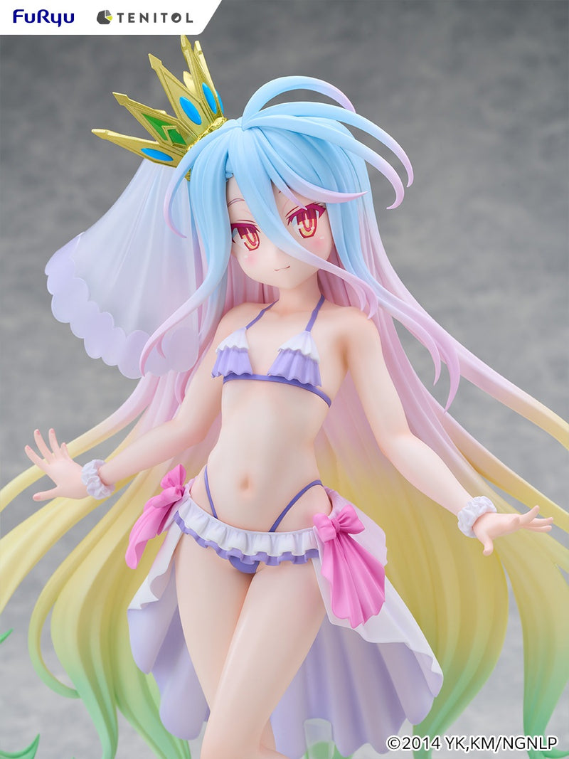 FuRyu TENITOL TALL No Game No Life Shiro Swimsuit Dress ver. Figure JAPAN