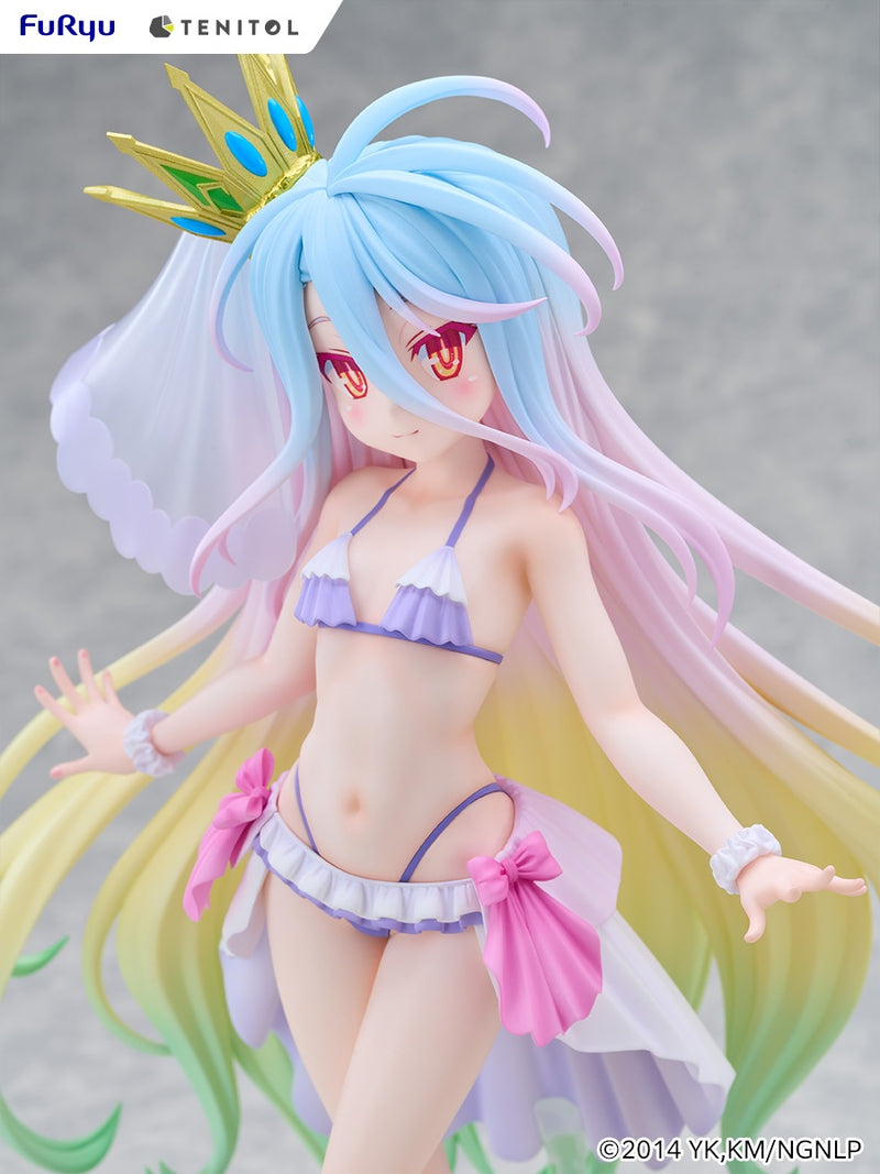 FuRyu TENITOL TALL No Game No Life Shiro Swimsuit Dress ver. Figure JAPAN