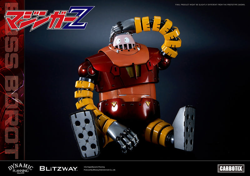Blitzway CARBOTIX Mazinger Z Boss Borot Action Figure JAPAN OFFICIAL
