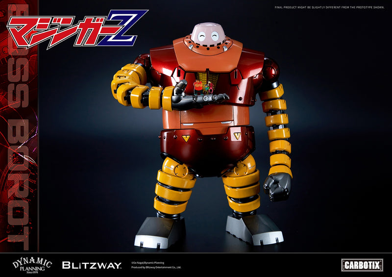 Blitzway CARBOTIX Mazinger Z Boss Borot Action Figure JAPAN OFFICIAL