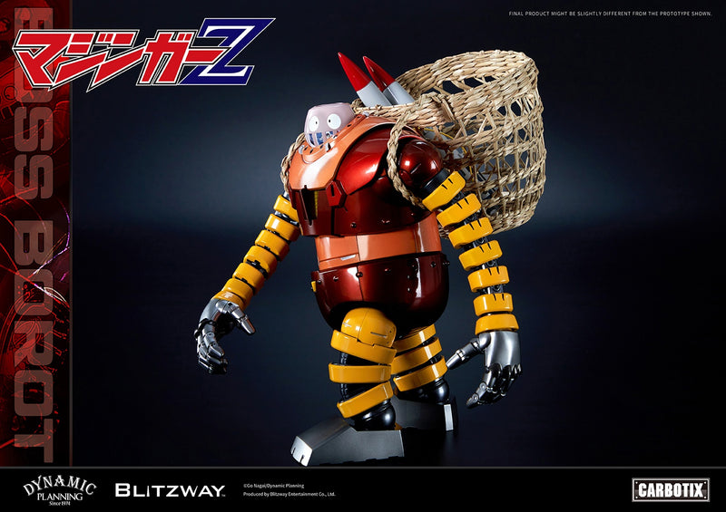 Blitzway CARBOTIX Mazinger Z Boss Borot Action Figure JAPAN OFFICIAL