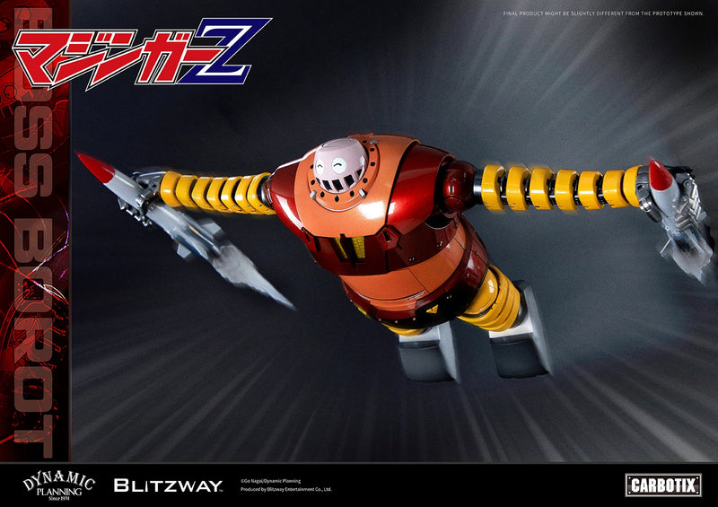 Blitzway CARBOTIX Mazinger Z Boss Borot Action Figure JAPAN OFFICIAL