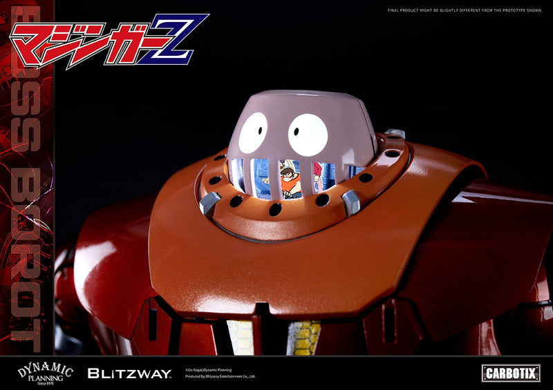 Blitzway CARBOTIX Mazinger Z Boss Borot Action Figure JAPAN OFFICIAL