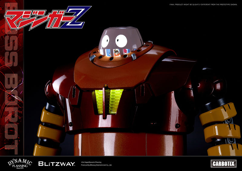 Blitzway CARBOTIX Mazinger Z Boss Borot Action Figure JAPAN OFFICIAL