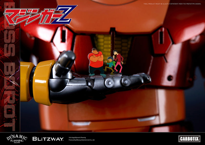 Blitzway CARBOTIX Mazinger Z Boss Borot Action Figure JAPAN OFFICIAL