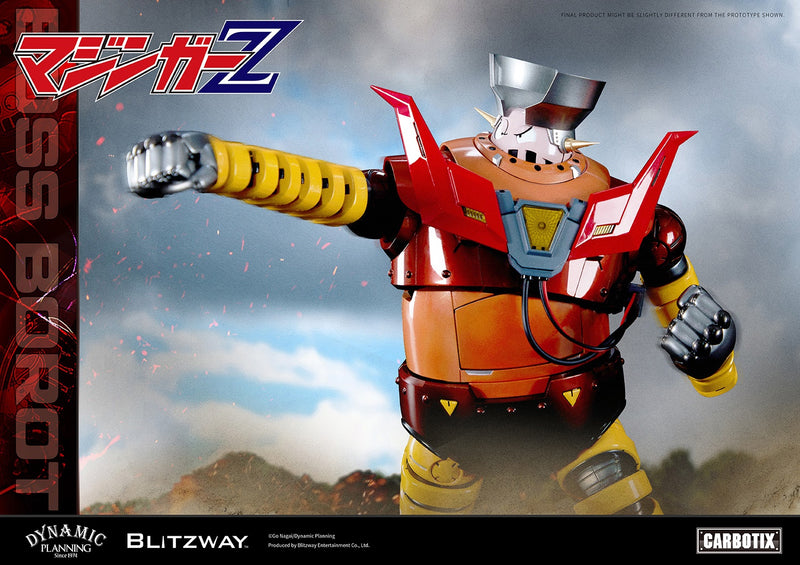 Blitzway CARBOTIX Mazinger Z Boss Borot Action Figure JAPAN OFFICIAL