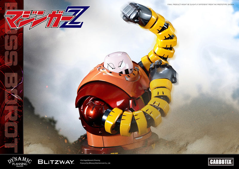 Blitzway CARBOTIX Mazinger Z Boss Borot Action Figure JAPAN OFFICIAL