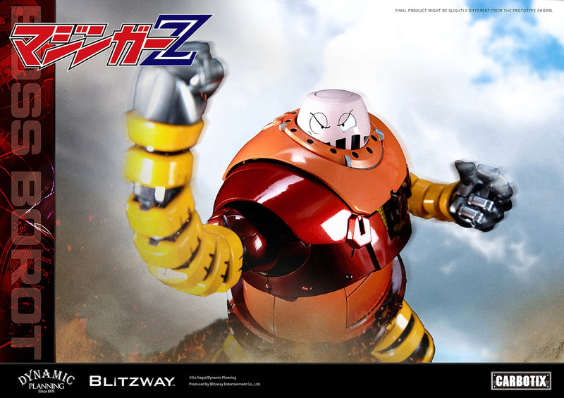 Blitzway CARBOTIX Mazinger Z Boss Borot Action Figure JAPAN OFFICIAL