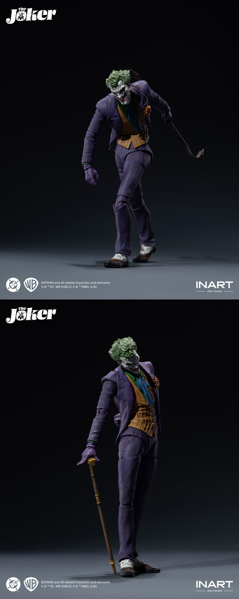 INART Action Batman The Joker Comic Edition Action Figure JAPAN OFFICIAL