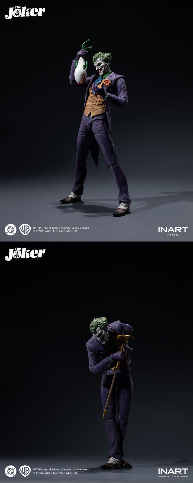 INART Action Batman The Joker Comic Edition Action Figure JAPAN OFFICIAL