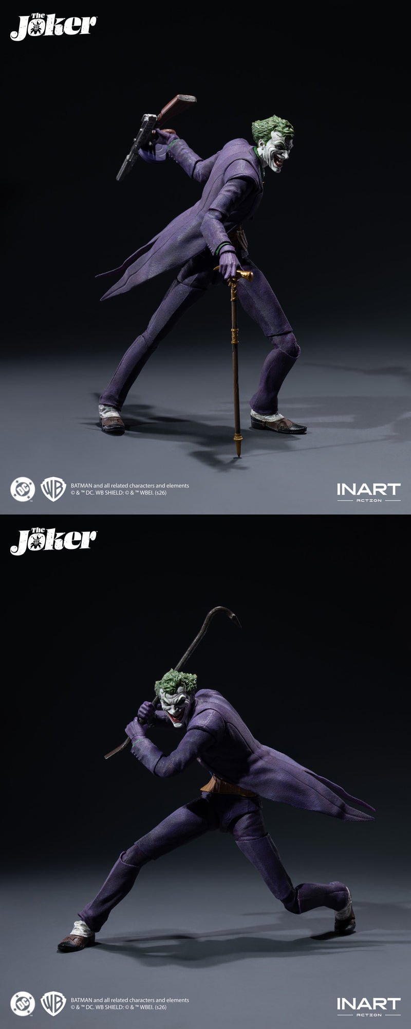 INART Action Batman The Joker Comic Edition Action Figure JAPAN OFFICIAL