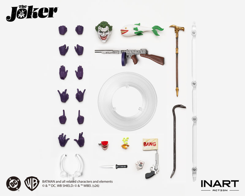 INART Action Batman The Joker Comic Edition Action Figure JAPAN OFFICIAL