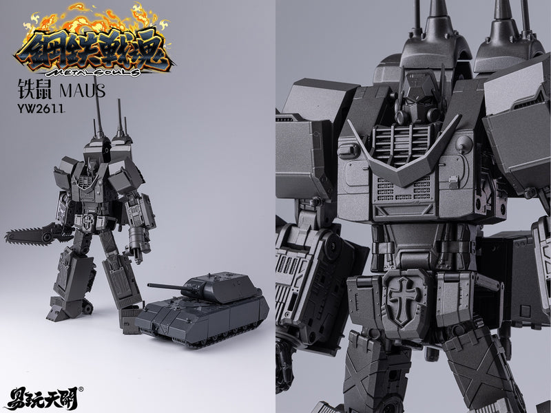 TOYSEASY Metal Souls Series YW2611 Maus Transforming Action Figure JAPAN