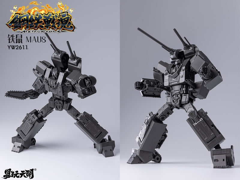 TOYSEASY Metal Souls Series YW2611 Maus Transforming Action Figure JAPAN