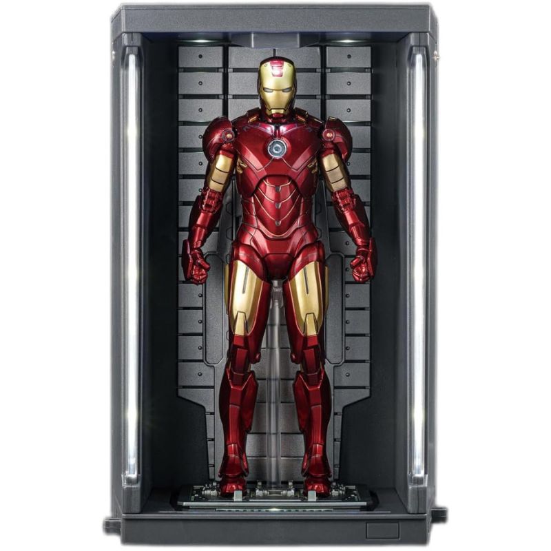 ZD Toys Iron Man MK4 + Hall of Armor Action Figure JAPAN OFFICIAL