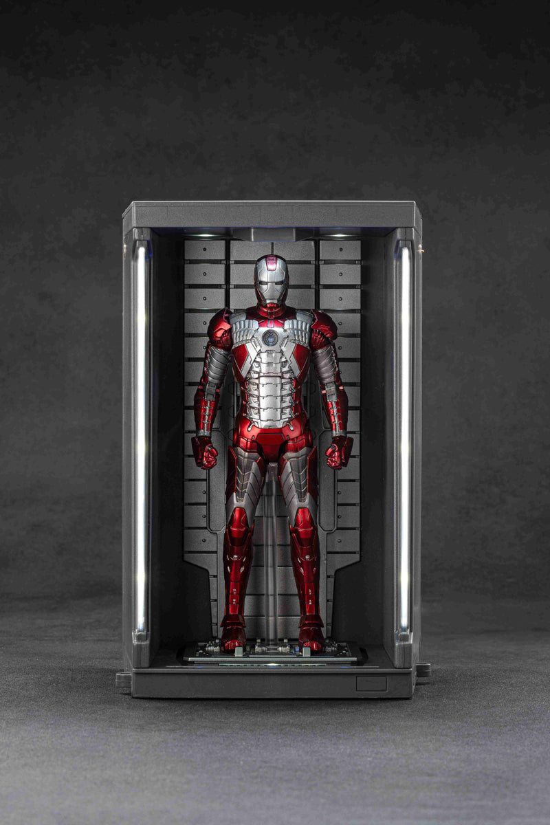 ZD Toys Iron Man MK5 + Hall of Armor Action Figure JAPAN OFFICIAL