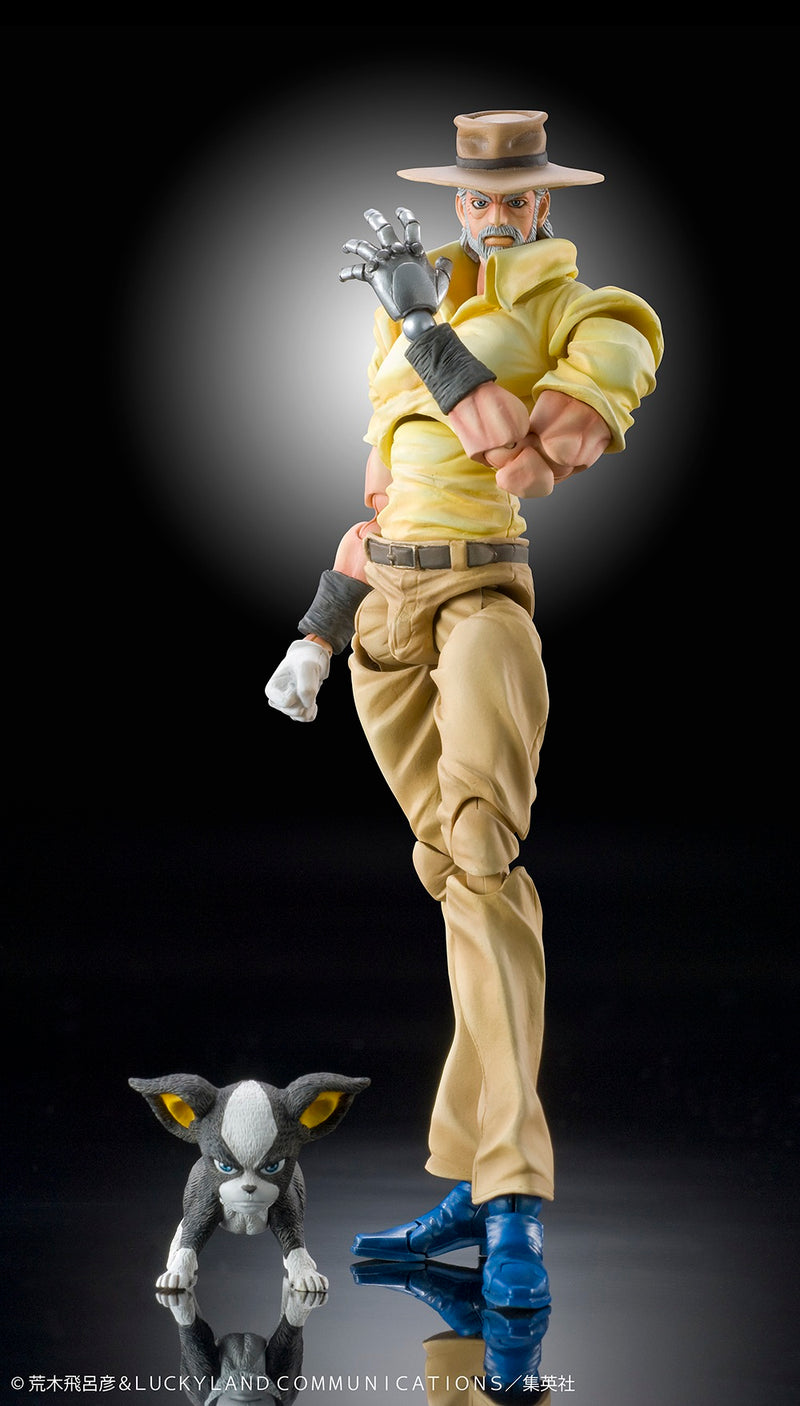Super Action Statue JoJo's Bizarre Adventure Part.III Joseph Joestar&Iggy Figure