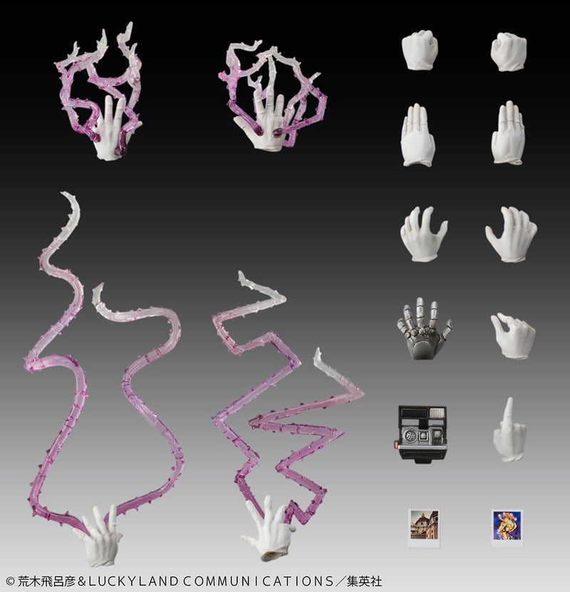 Super Action Statue JoJo's Bizarre Adventure Part.III Joseph Joestar&Iggy Figure