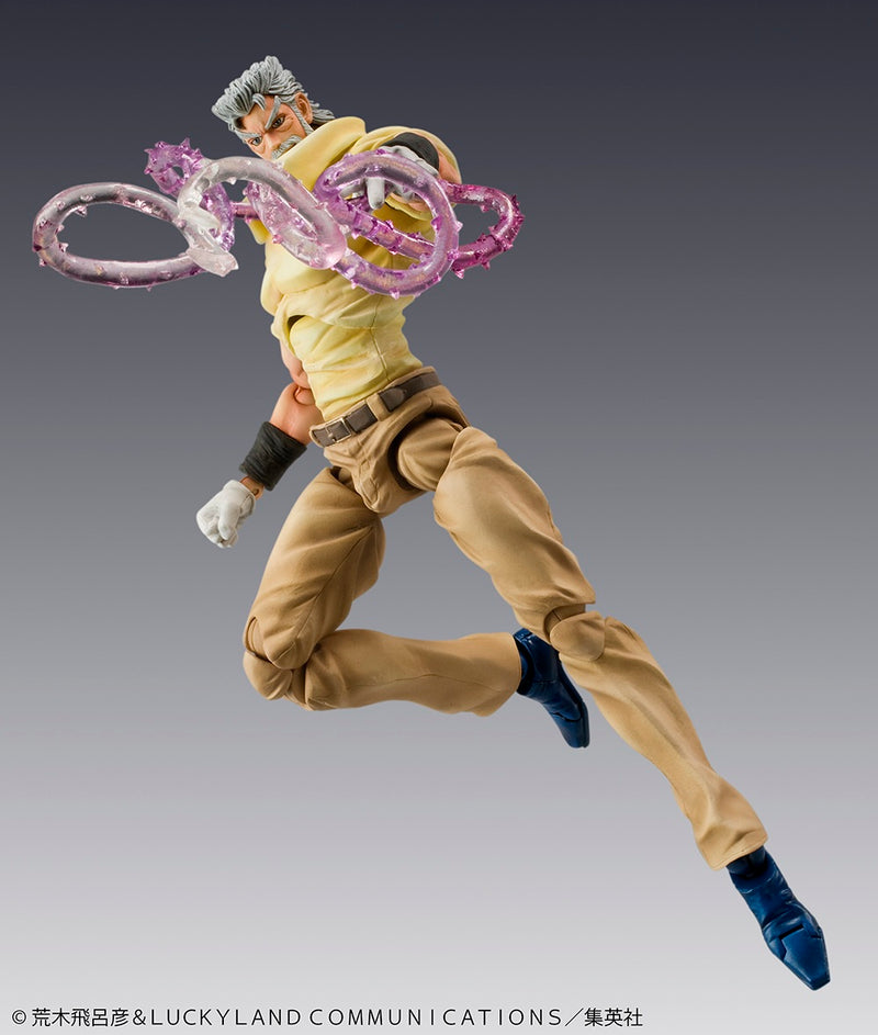 Super Action Statue JoJo's Bizarre Adventure Part.III Joseph Joestar&Iggy Figure