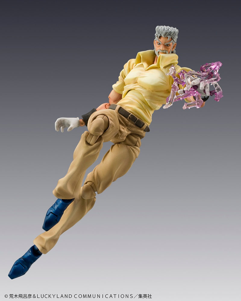 Super Action Statue JoJo's Bizarre Adventure Part.III Joseph Joestar&Iggy Figure