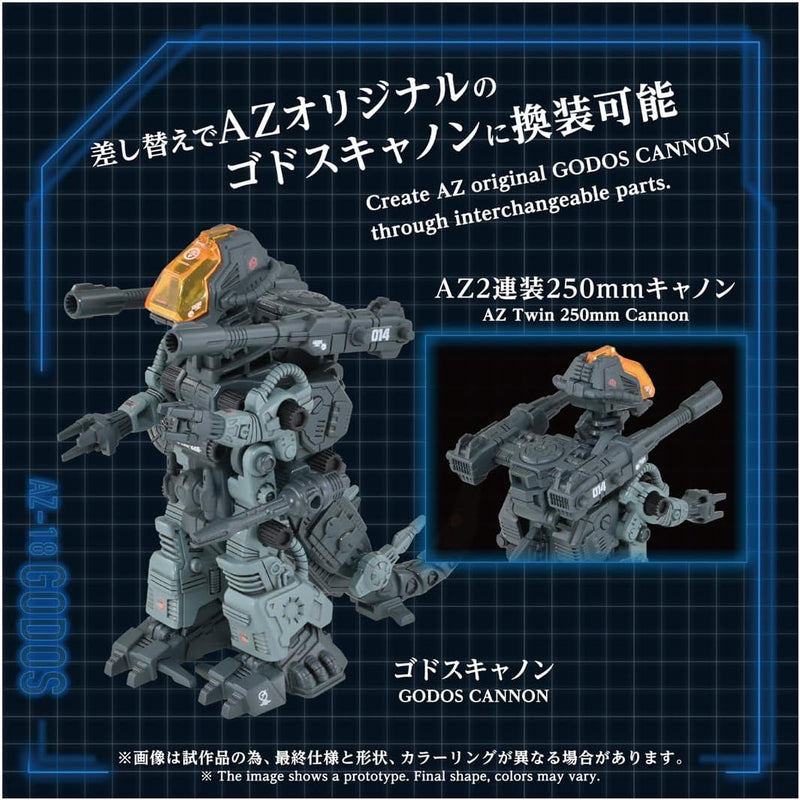 Takara Tomy ZOIDS AZ-18 Godos 1/72 Action Figure JAPAN OFFICIAL